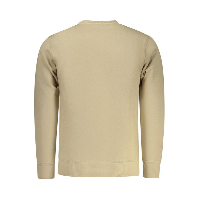 Rifle Beige Cotton Men's Sweatshirt - Stylish Comfort