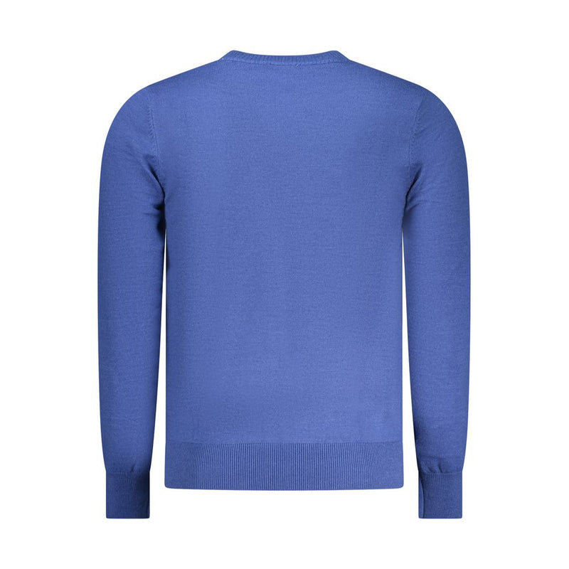 Rifle Blue Polyester Men Sweater - Stylish Comfort for Every Occasion