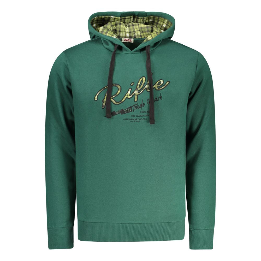 Rifle Green Cotton Sweatshirt - Comfort and Style