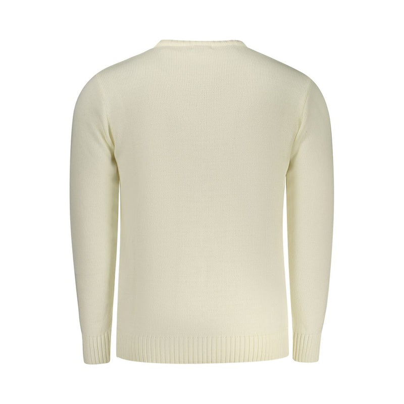 Rifle White Wool Sweatshirt - Confort et Élégance