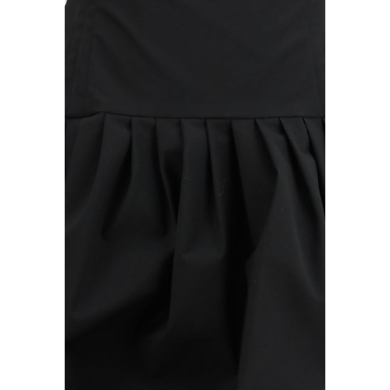 Magda Butrym Off-Shoulder Black Mini Dress for Women