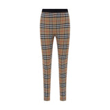 Leggings Burberry Archive Check en Polyamide pour Femmes