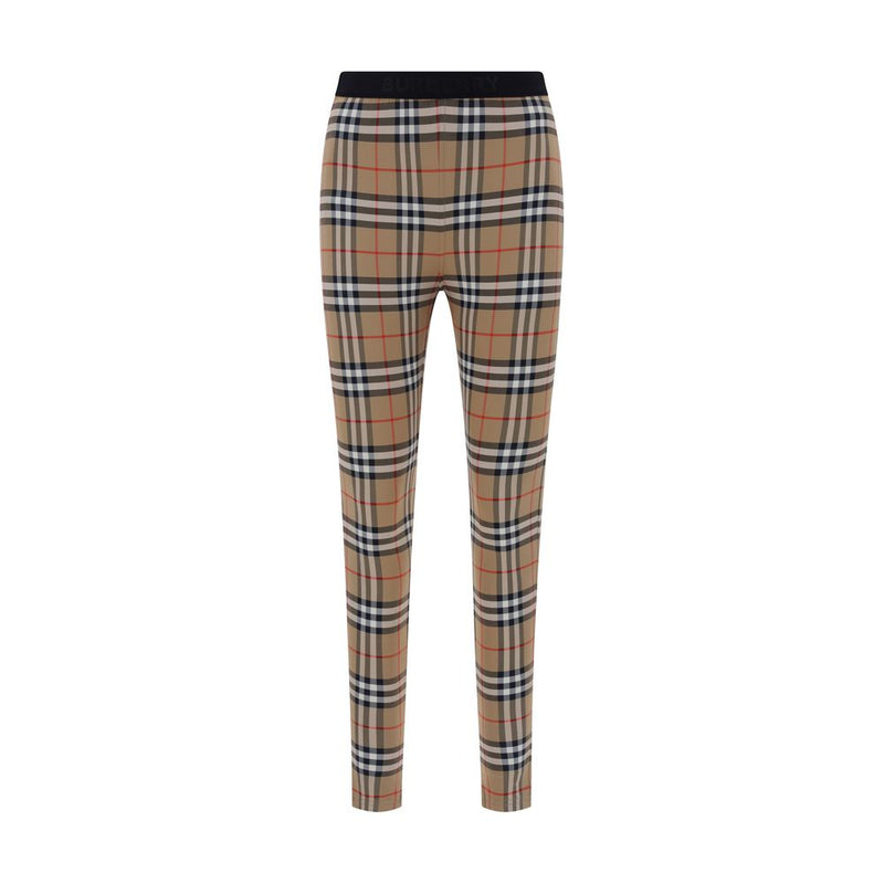 Leggings Burberry Archive Check en Polyamide pour Femmes