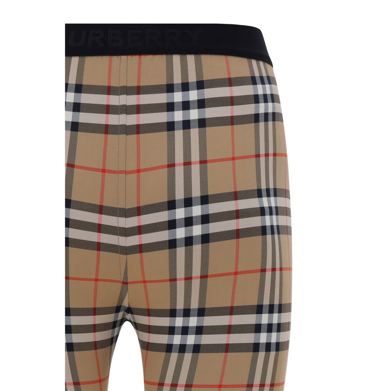 Leggings Burberry Archive Check en Polyamide pour Femmes
