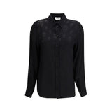 Alexander McQueen Black Viscose Skull Pattern Shirt