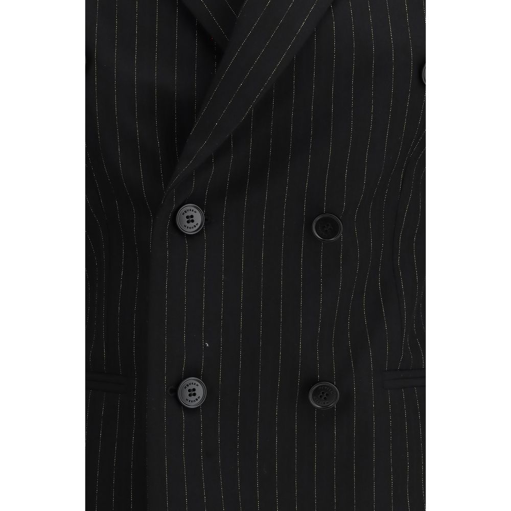 Alexander McQueen Black Wool Blazer - Élégance Moderne