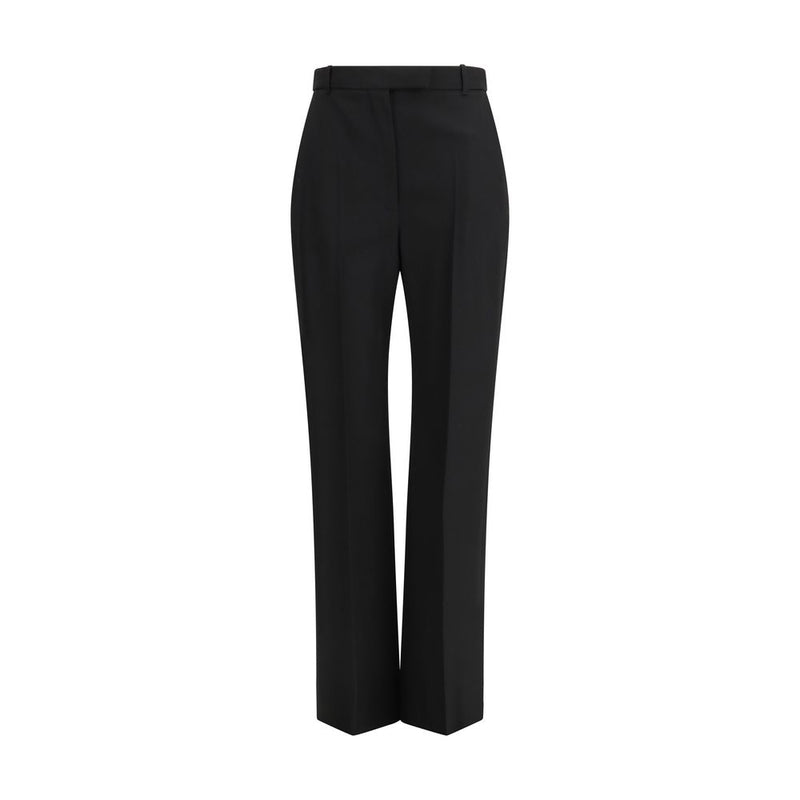 Alexander McQueen Black Cotton Dress Pants for Women - IT40 | M