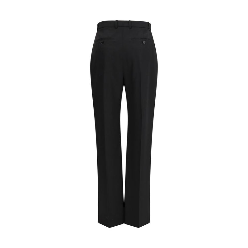 Alexander McQueen Black Cotton Dress Pants for Women - IT40 | M