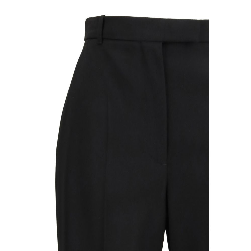 Alexander McQueen Black Cotton Dress Pants for Women - IT40 | M