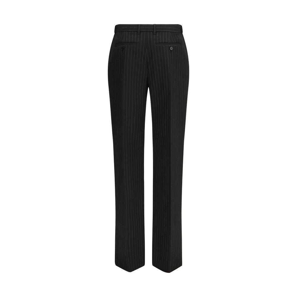 Pantalon en laine noir Alexander McQueen pour femmes
