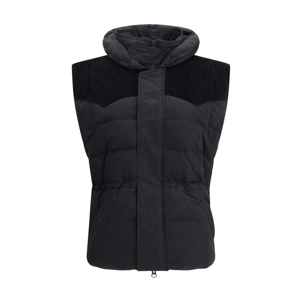 Isabel Marant Étoile Olfa Black Padded Gilet - Élégance et Confort