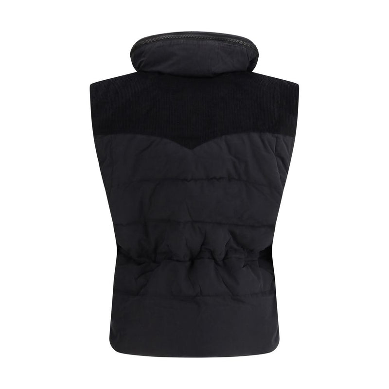 Isabel Marant Étoile Olfa Black Padded Gilet - Élégance et Confort