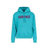 Sweat-shirt Versace bicolore en coton