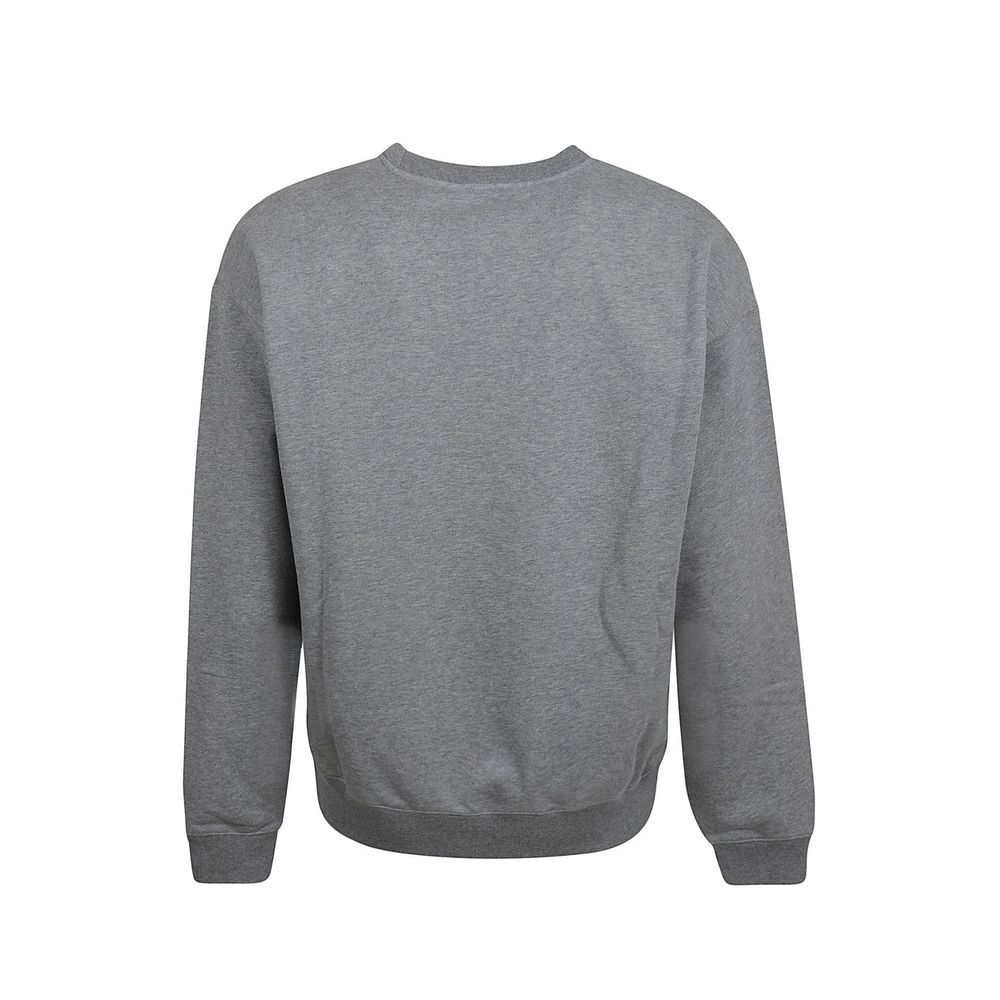 Sweat-shirt gris en coton Versace
