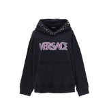 Versace Black Cotton Sweatshirt for Women - Ultimate Comfort & Style