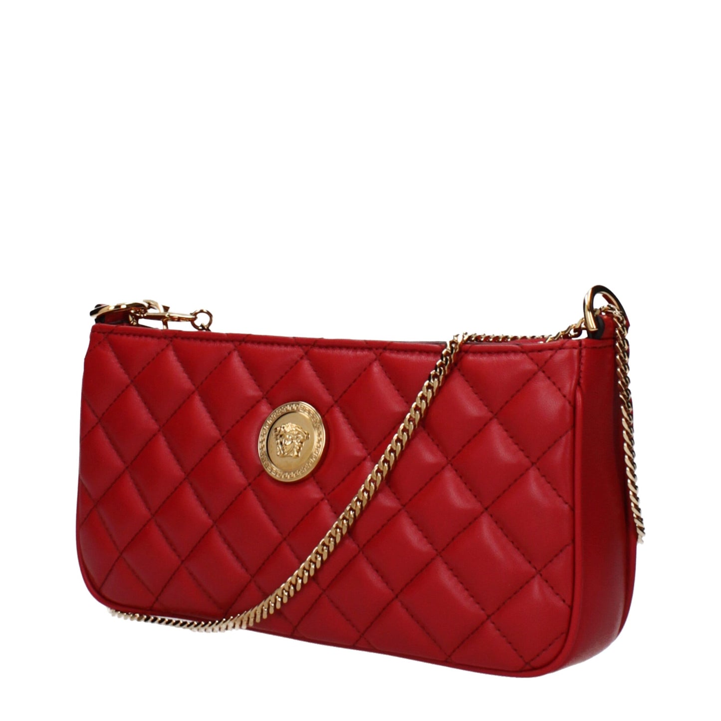 Sac bandoulière Versace en cuir rouge