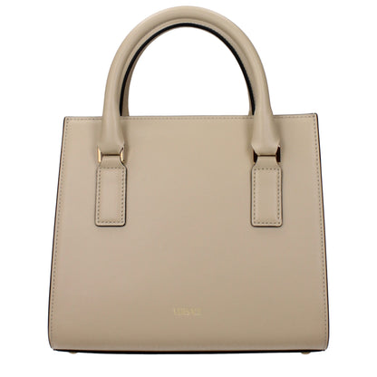 Sac à main Versace en cuir beige