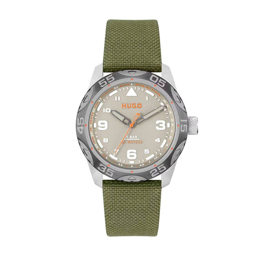 Hugo Boss Bicolor Fabric Sport Watch - Stylish and Durable