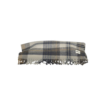 Écharpe homme en polyester gris fusil