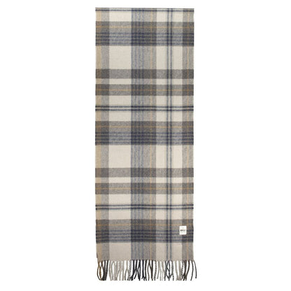 Écharpe homme en polyester gris fusil