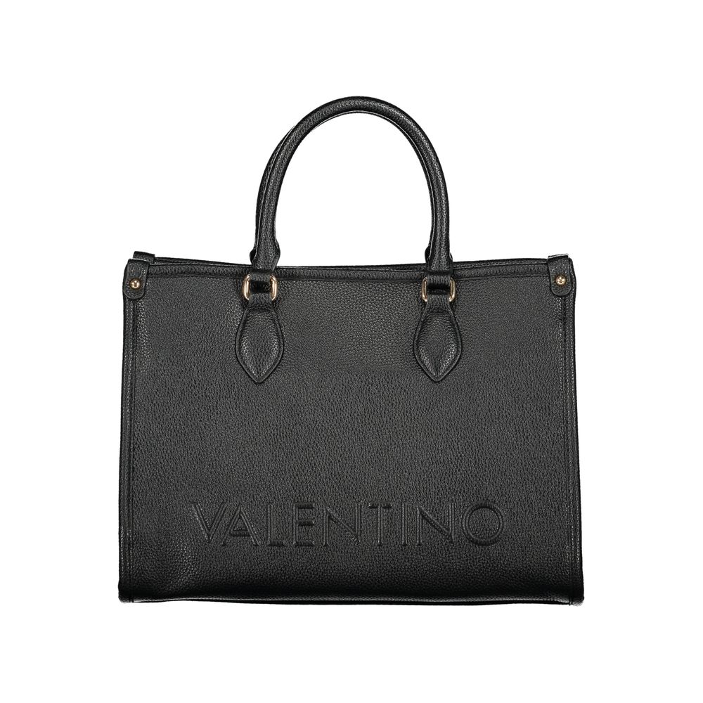 Mario Valentino Black Polyurethane Handbag - Stylish & Functional
