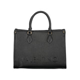 Mario Valentino Black Polyurethane Handbag - Stylish & Functional