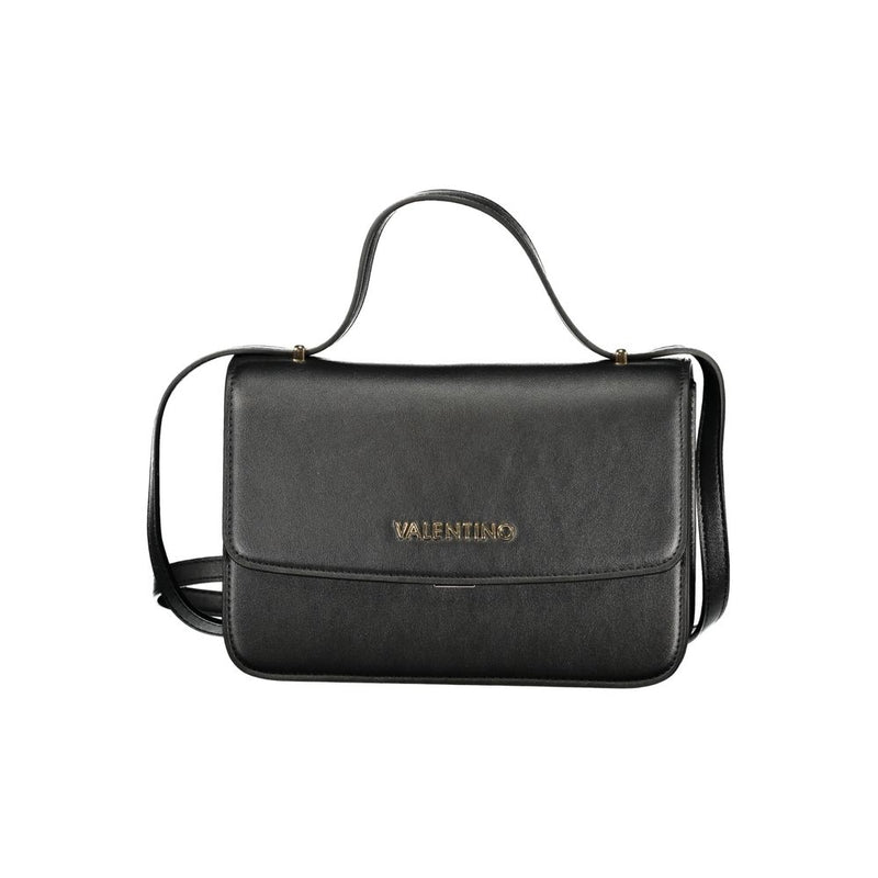 Mario Valentino Black Polyurethane Handbag - Stylish & Durable