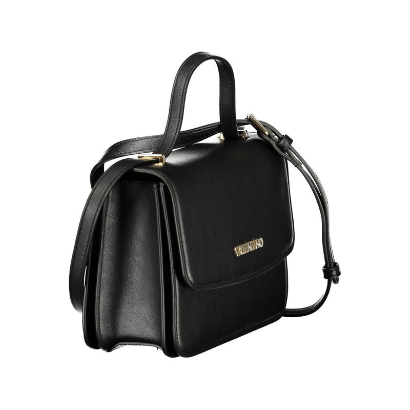 Mario Valentino Black Polyurethane Handbag - Stylish & Durable