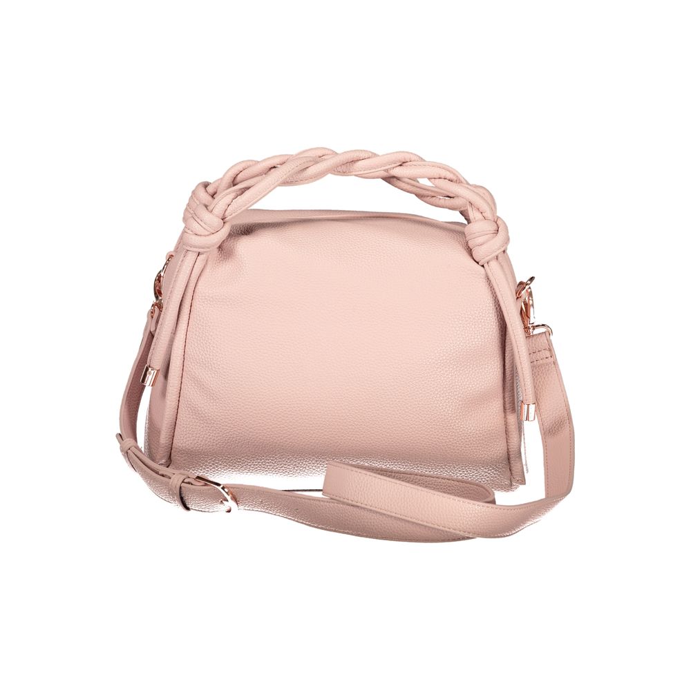 Mario Valentino Rosa Poliuretano Handbag - Élégance et Style