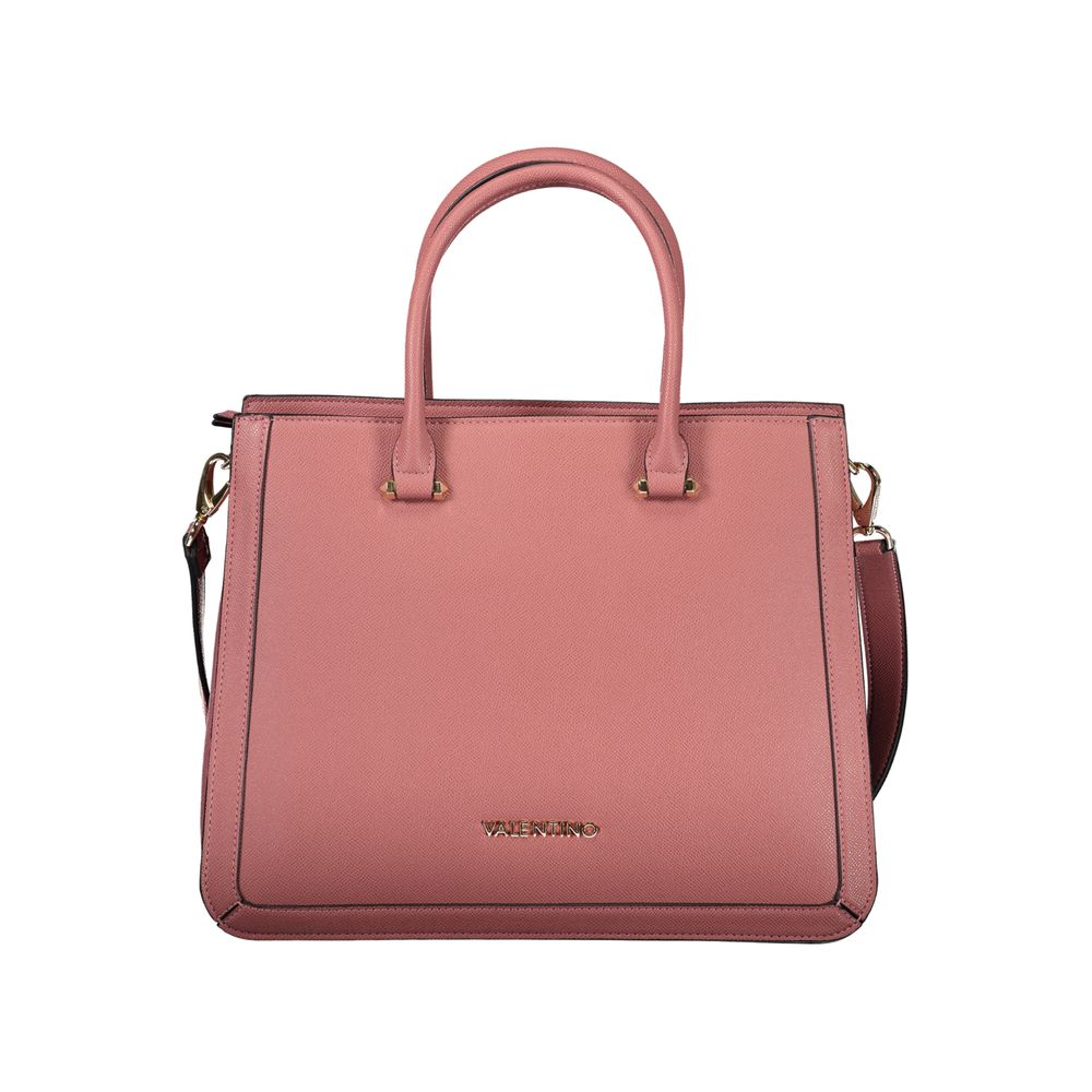 Mario Valentino Rosa Poliuretano Handbag - Élégance et Praticité