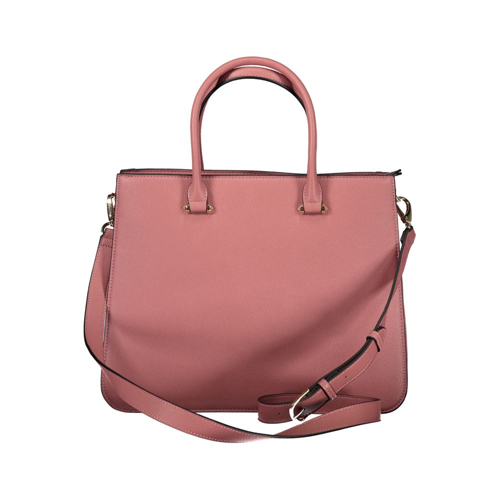 Mario Valentino Rosa Poliuretano Handbag - Élégance et Praticité