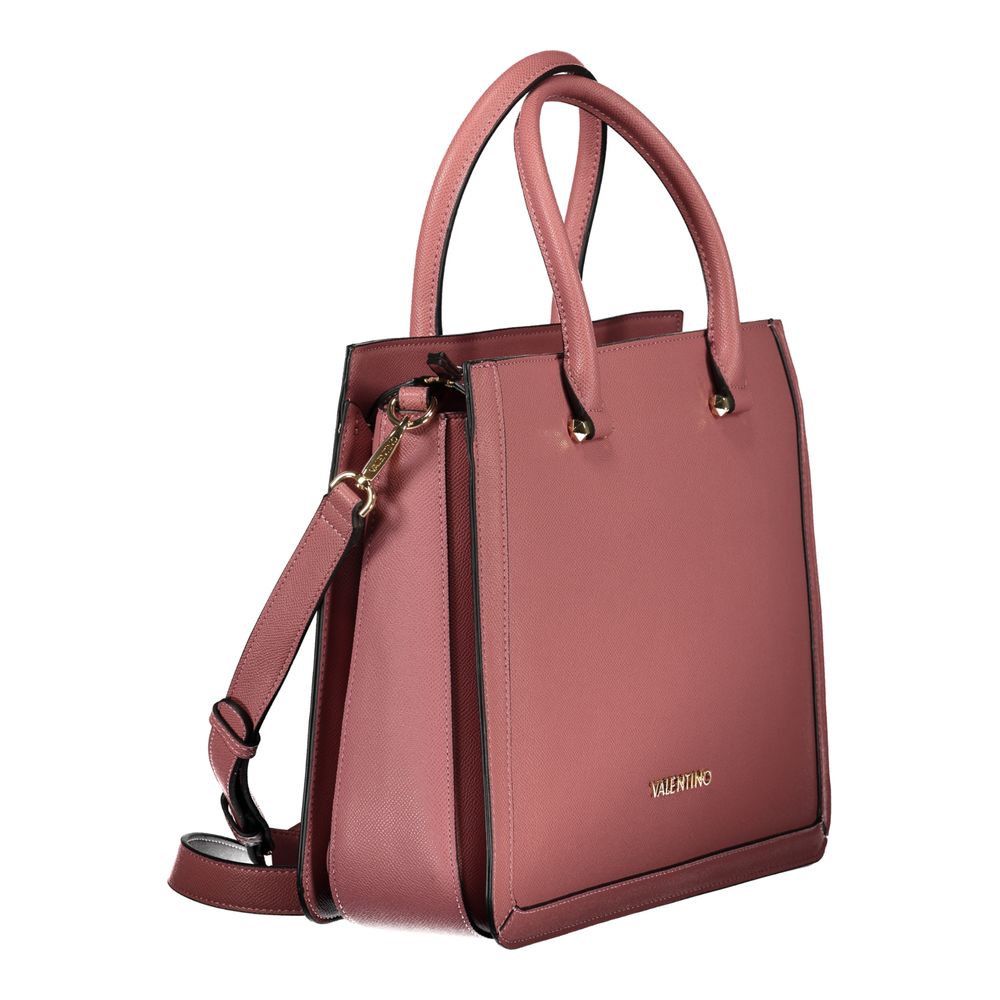 Mario Valentino Rosa Poliuretano Handbag - Élégance et Praticité