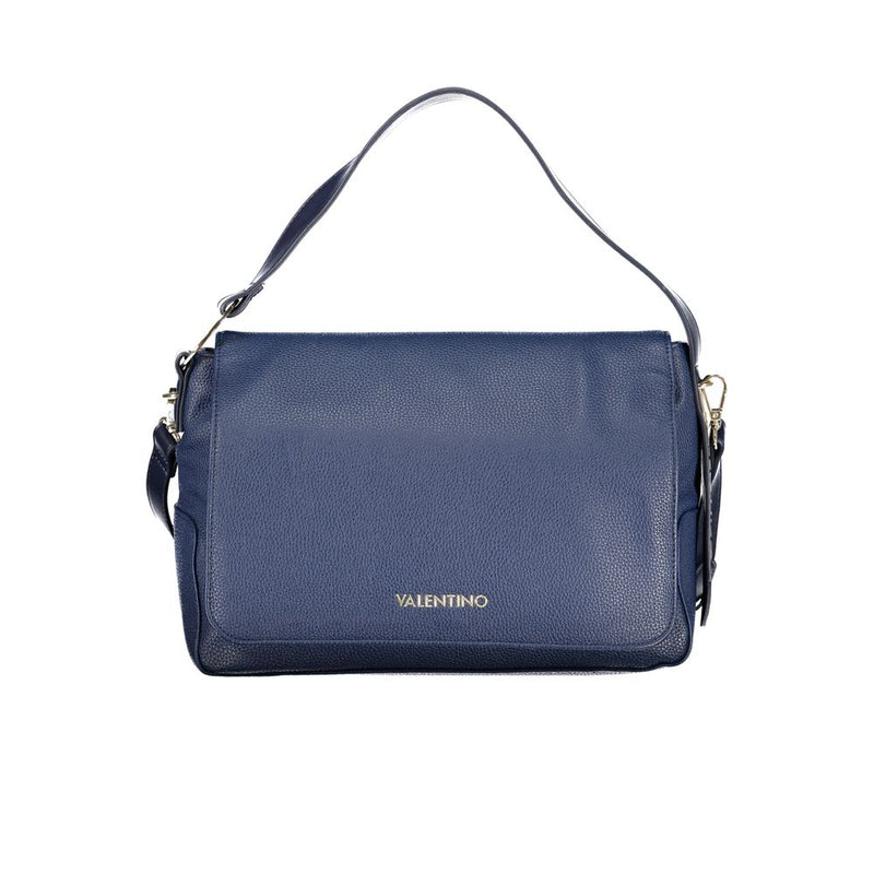 Mario Valentino Blue Polyurethane Handbag for Women