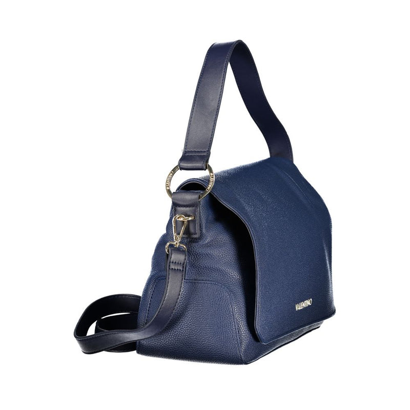 Mario Valentino Blue Polyurethane Handbag for Women