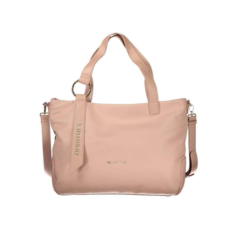 Mario Valentino Rosa Poliuretano Handbag - Élégance et Praticité