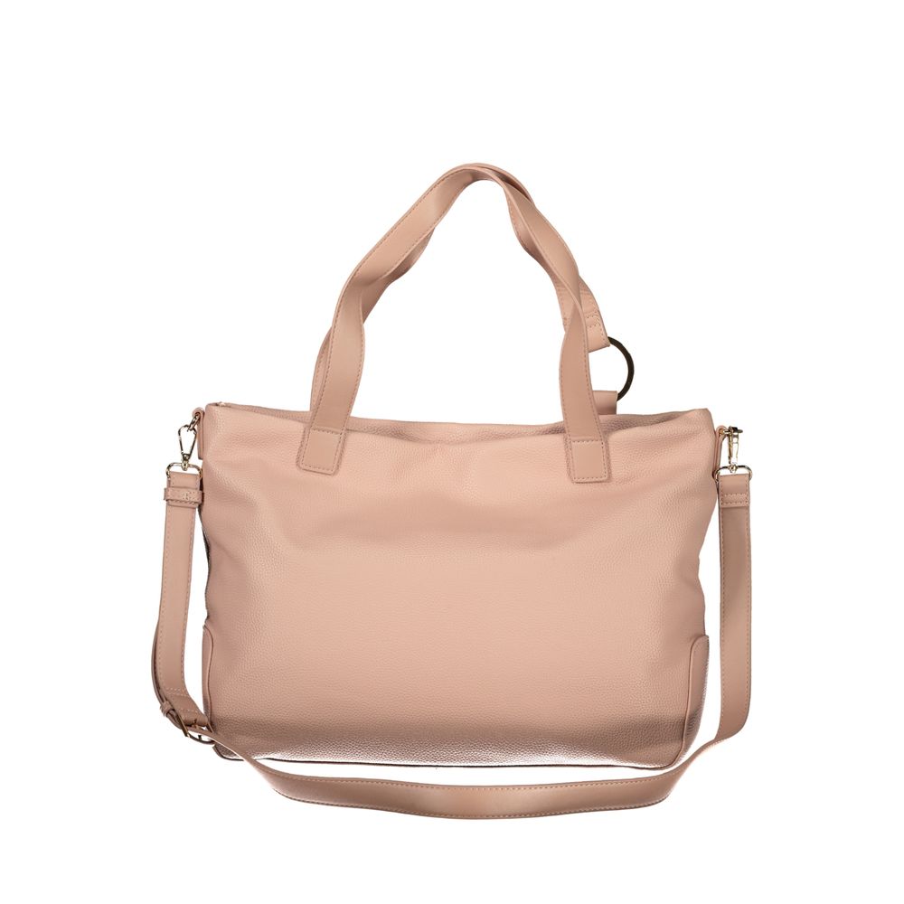 Mario Valentino Rosa Poliuretano Handbag - Élégance et Praticité