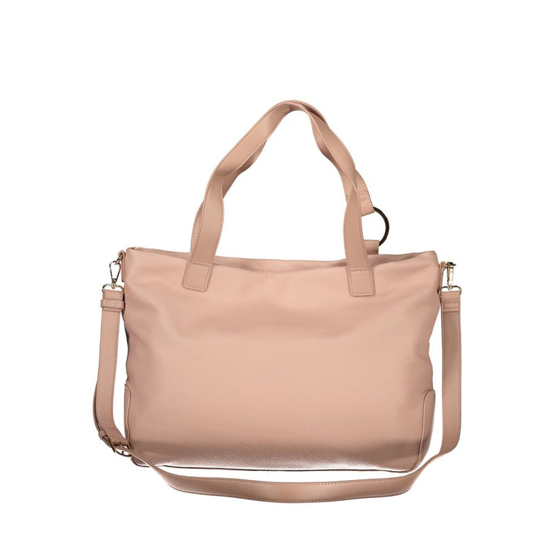 Mario Valentino Rosa Poliuretano Handbag - Élégance et Praticité