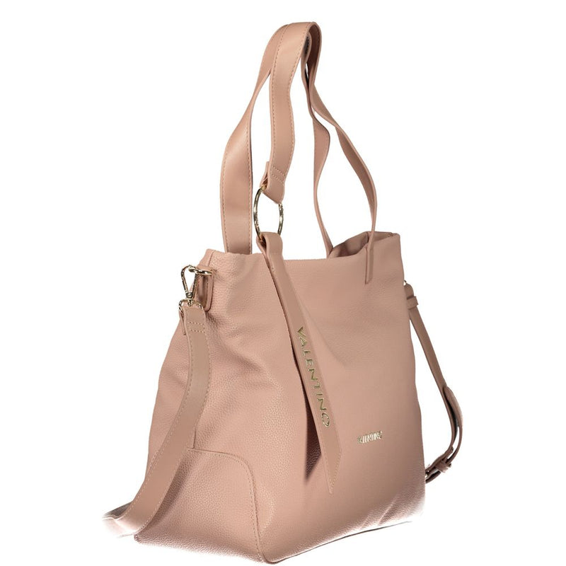 Mario Valentino Rosa Poliuretano Handbag - Élégance et Praticité