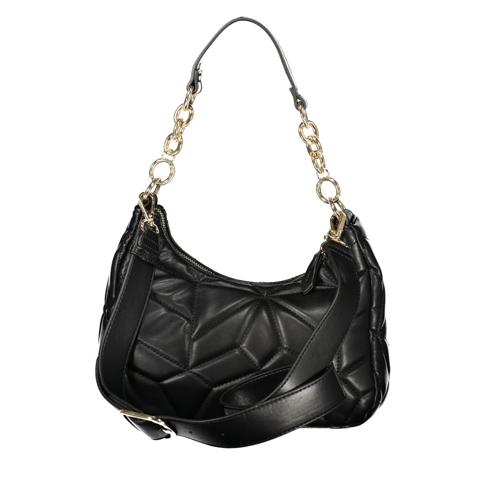 Mario Valentino Black Polyurethane Handbag for Women