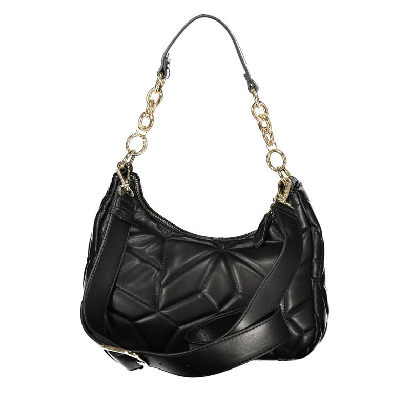 Mario Valentino Black Polyurethane Handbag for Women