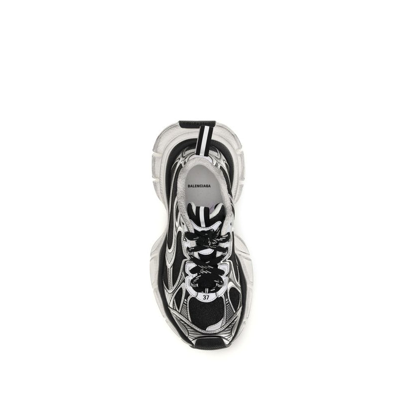 Balenciaga Bicolor Polyethylene Athletic Sneakers for Women