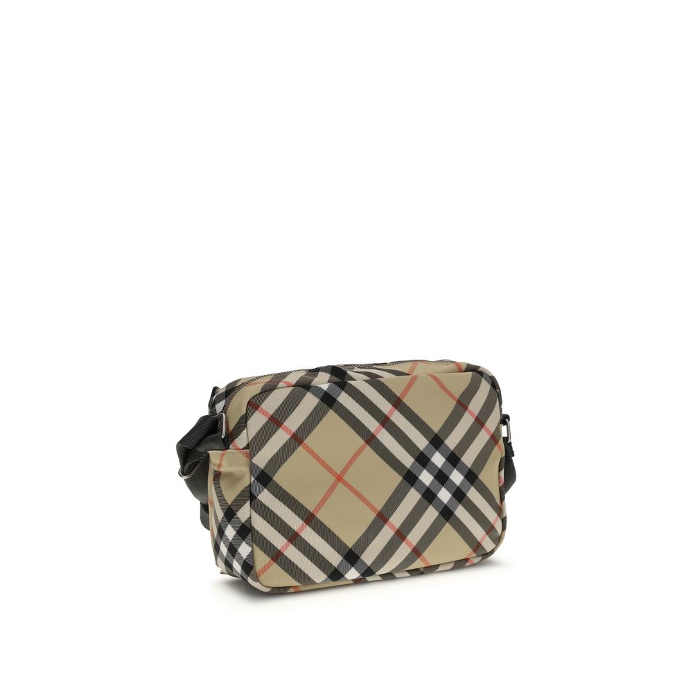 Sac bandoulière Burberry beige en polyester
