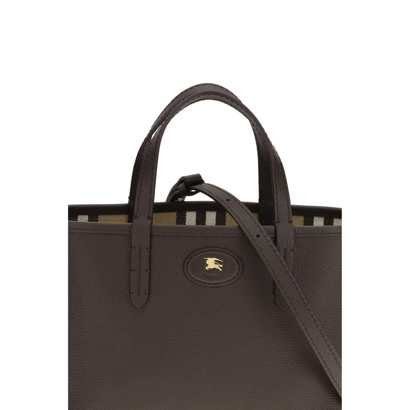 Sac à épaule Burberry Beige en cuir de veau Bos Taurus
