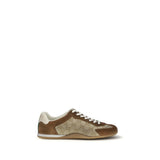 Gucci Brown Calf Leather Bos Taurus Sneakers for Men