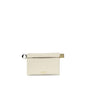 Pochette Bos Taurus en cuir de veau crème Jacquemus