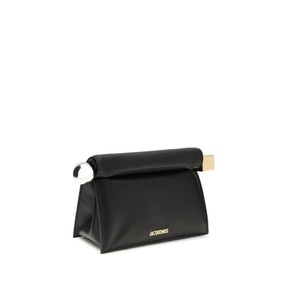 Jacquemus Black Calf Leather Bos Taurus Clutch Bag