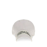 Casquette Balenciaga en coton blanc (casquette de baseball)