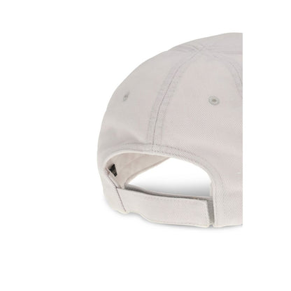 Balenciaga witte katoenen pet (baseballpet)