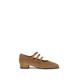 Carel Paris Ariana Ballet Flats en Cuir de Veau Beige