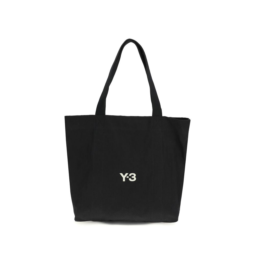 Y-3 Black Cotton Shoulder Bag - Durable and Stylish